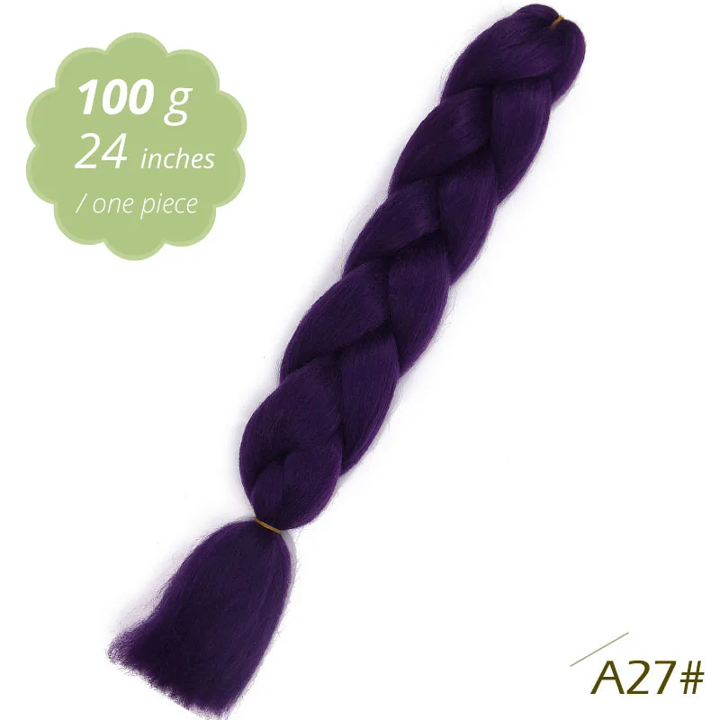 T1/27 AISI BEAUTY, синтетические плетеные волосы, Омбре, огромные волосы, косички, каникалон, вязанные волосы, для наращивания, радужные, косички, розовый, блонд - Цвет: T1/27