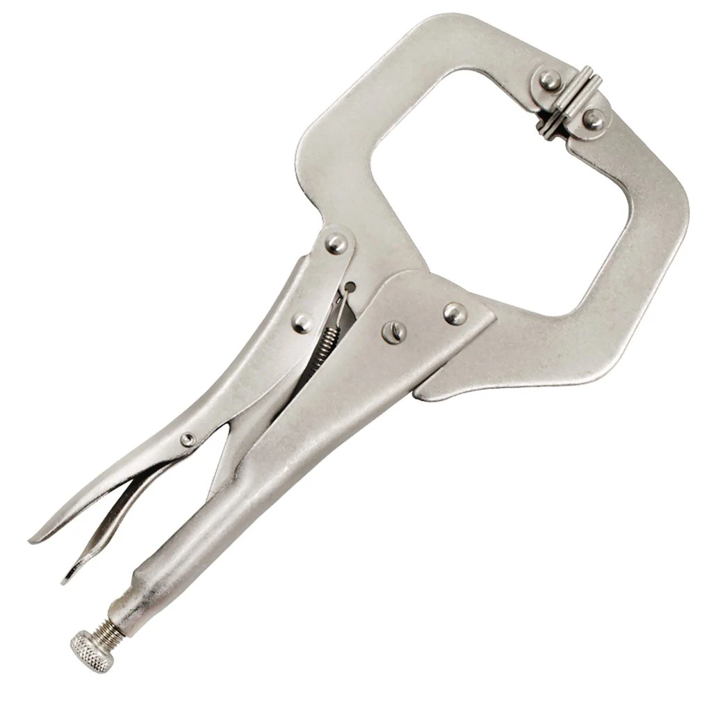 VISE GRIP 9/" LOCKING C CLAMP PLIERS WELDING CLAMPS Wood Locator Tool 23cm Long