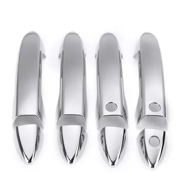 

Hot 8 pcs Car Chrome Exterior Door Handle Sticker Trim for Honda for Accord 9 2013 2014 2015 2016 2017 Car Cover ABS Accessoires