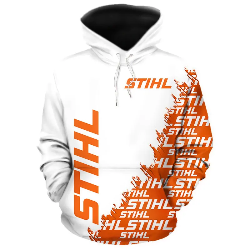 

Spring Autumn NEW Men's Hoodies for STIHL Logo Harajuku Casual Track Sweatshirt/Jacket/Mens Women Skull pullover Sportswear