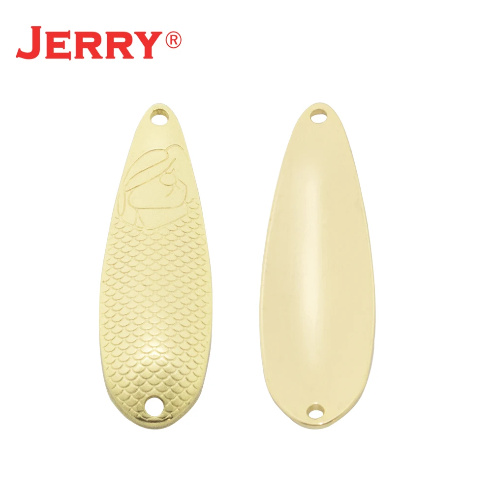Jerry Perseus 50pcs Fishing Lures Trolling Spoons Unpainted Blank Lake  Stream Trout Spoons Zander Pike Lures Spinner Bait