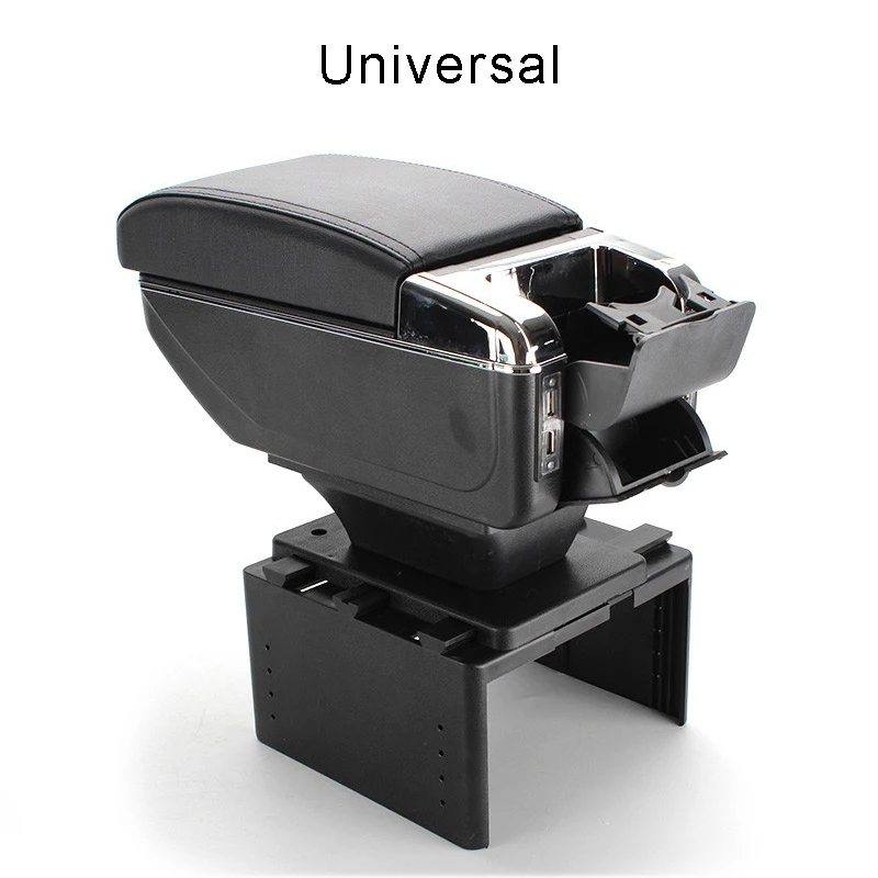 

Universal Car Armrest Box Auto Central Armrest Pad Usb Interface Automobile Interior Storage Box Retrofit Parts Adjustable