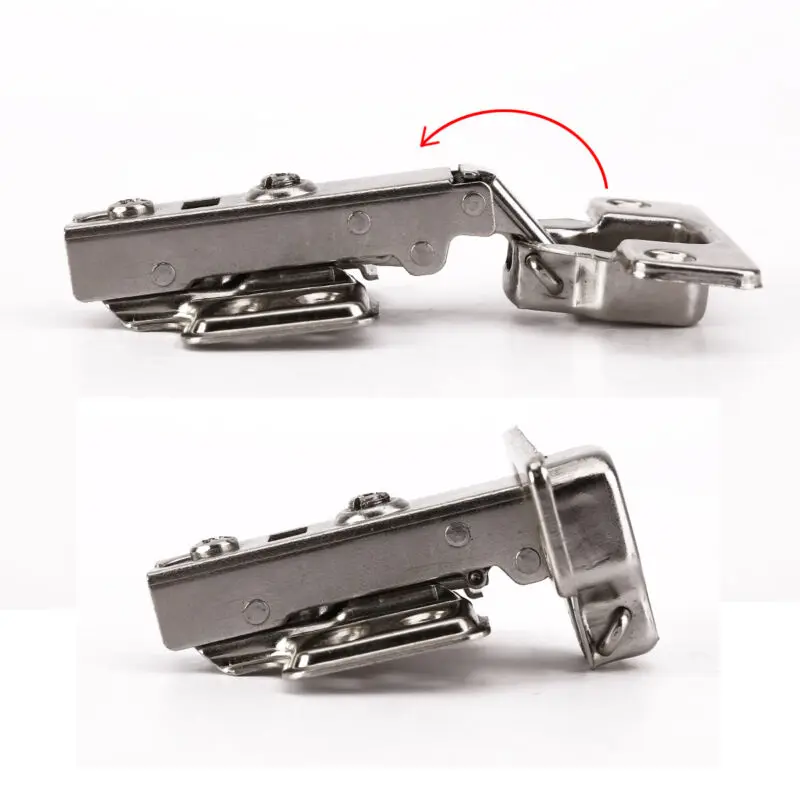 

Hydraulic Door Hinges Screws Set Kitchen Cabinet Cupboard Closing Accessories
