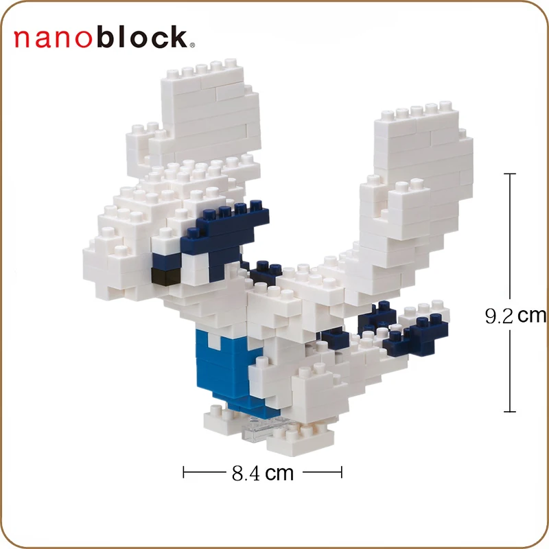 Nanoblock Покемон Пикачу nbmm_032 LUGIA 210 шт. аниме мультфильм алмаз мини микро блоки строительные блоки кирпичи игрушки игры