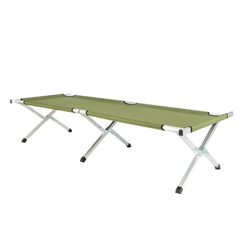 

Portable Folding Bed Aluminum Tube Oxford Space-saving for Camping Outdoor Light and portable Sun Loungers TP899
