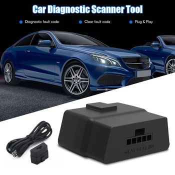 

Car Diagnostic-Tool V07HU OBD OBDII Car Diagnostic Scanner Code Reader Tool Clear Fault Code USB Connector