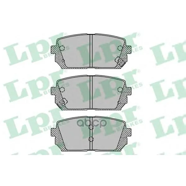 Колодки Тормозные Kia Carens 02- Задние Lpr 05p1416 Lpr арт. 05P1416