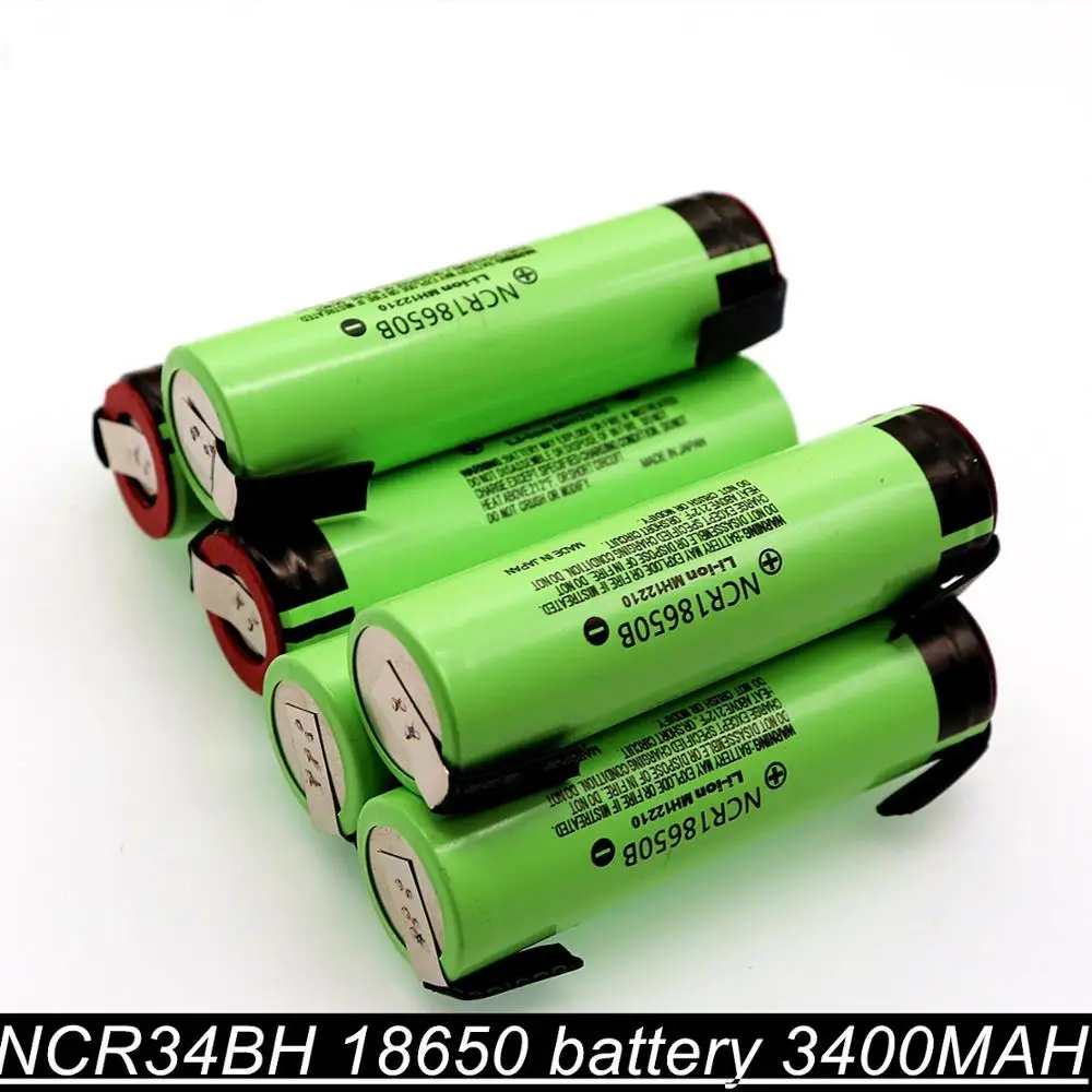 NCR18650B 3,7 v 3400mah 18650 литиевая аккумуляторная батарея для фонариков