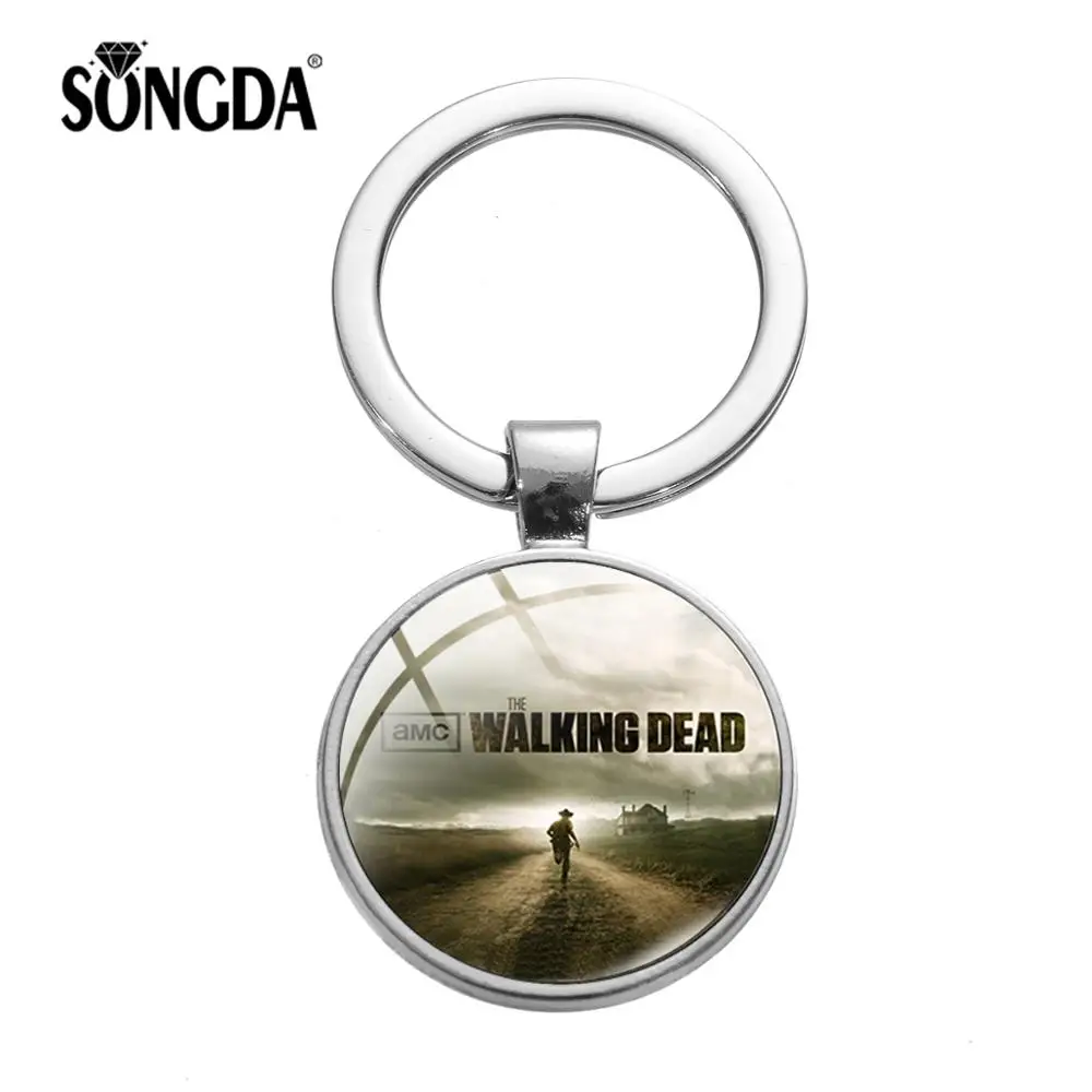 SONGDA The Walking Dead ТВ Арт плакат брелок Рик Граймс с пистолетом персональный