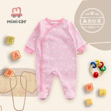 

Baby's bodysuit baby girl's hip suit spring and autumn outing warm clothes newborn full moon clothing