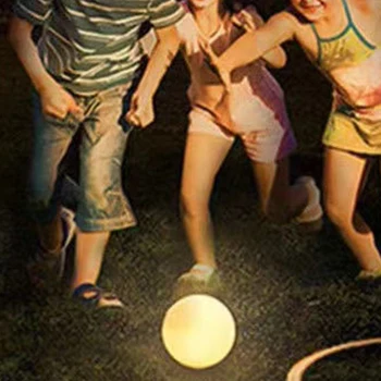 

Round Coconut Lamp LED Night Light Home Decor Creative Gift Lamps Silicone Waterproof Flexible Lights Accessories Dropshipping