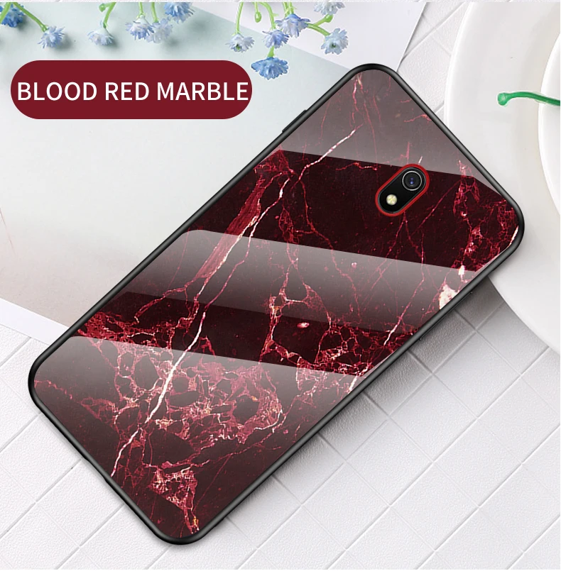 Стеклянный чехол для телефона для Xiaomi mi 8 9 Lite se 9t 9 Pro cc9 A3 A2 Red mi 8 8A 7A 6A мраморный Твердый чехол на красный mi Note 7 Note 8 Pro Чехол