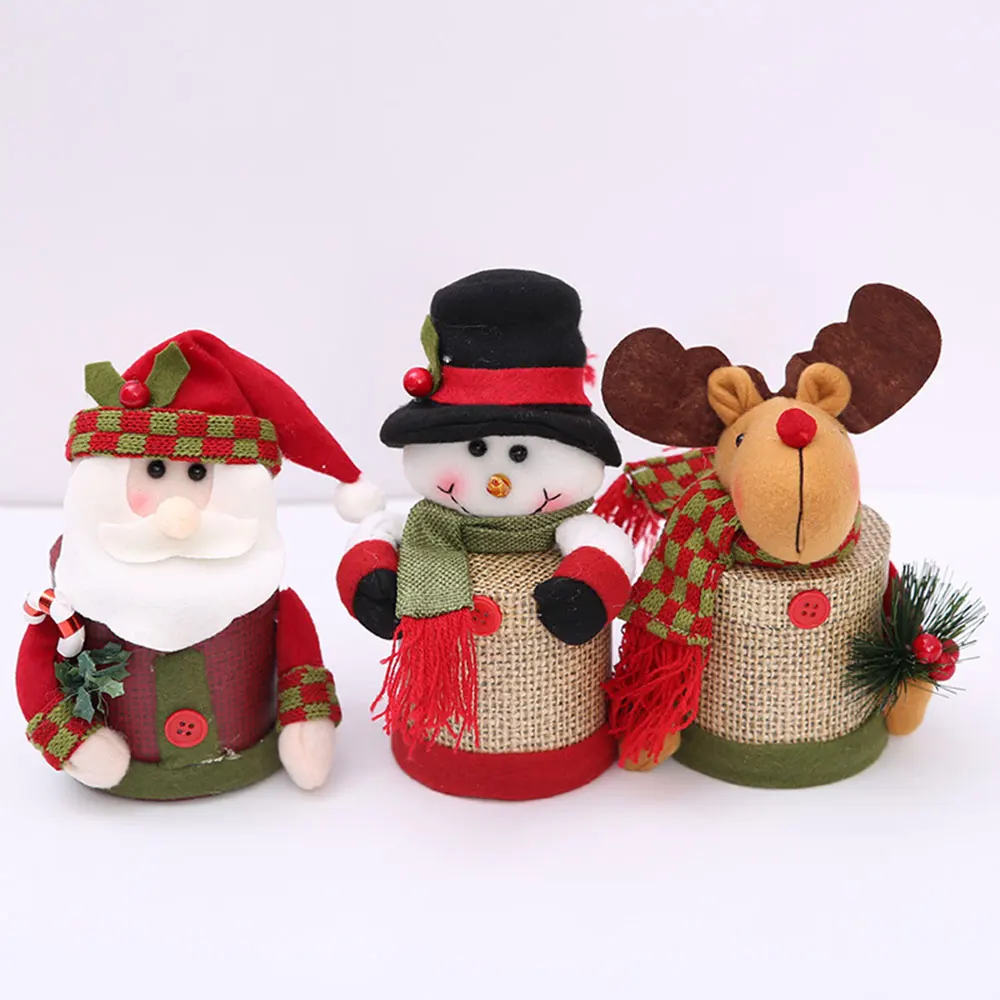

Christmas Gift Candy Bottle Box Storage Bags Container Festive Party Xmas Decor