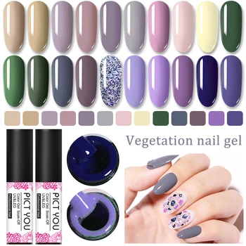 

1 Bottle 5ml PICT YOU Vegetation Series UV Gel Colorful Soak Off Manicuring Nail UV Gel Polish