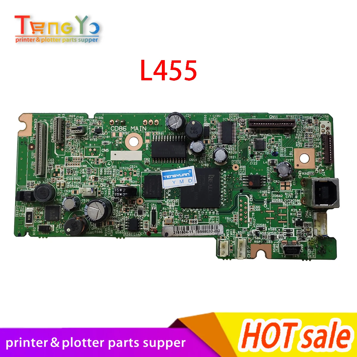 Материнская плата материнская для принтера Epson L220 L355 L210 L365 L455 L555 L300 L475 L565 L800 L1300 L100