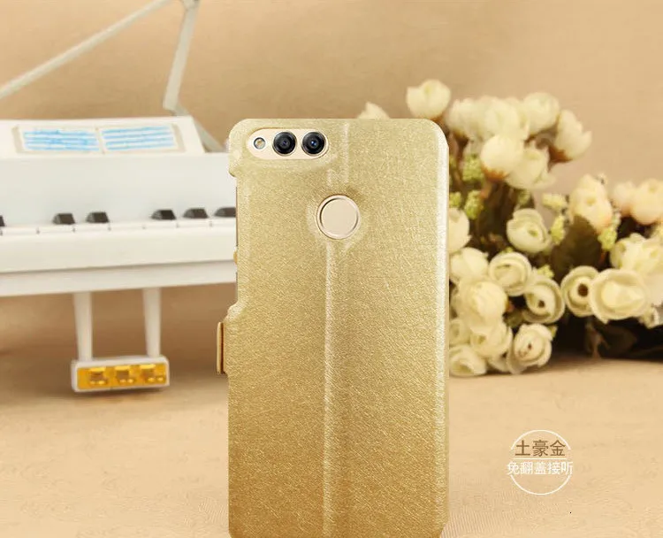 MEAFORD Flip Case For Huawei Honor 6X Case Flip Leather Cover Window Quick Answer Phone Shell Capa For Huawei Honor 7X Case Skin (1)