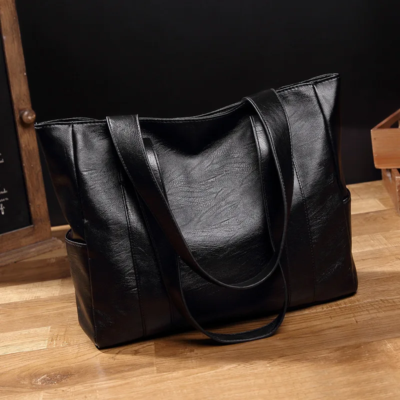 

Large bag women's 2020 new Korean version of simple women's handbag large capacity one-shouldered women's bag