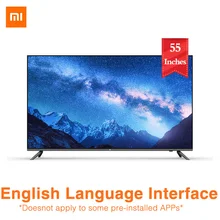 Xiaomi полный дисплей ТВ E 55A 4K 55 дюймов Smart tv 2 ГБ 8 ГБ 64 бит 4 камень процессор Встроенный Xiaoai динамик PatchWall tv