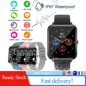

Smart Watch Bluetooth 4.2 Health Tracker 1.4" IP67 Waterproof Music Control Message Reminder Sleep Monitor For Android IOS