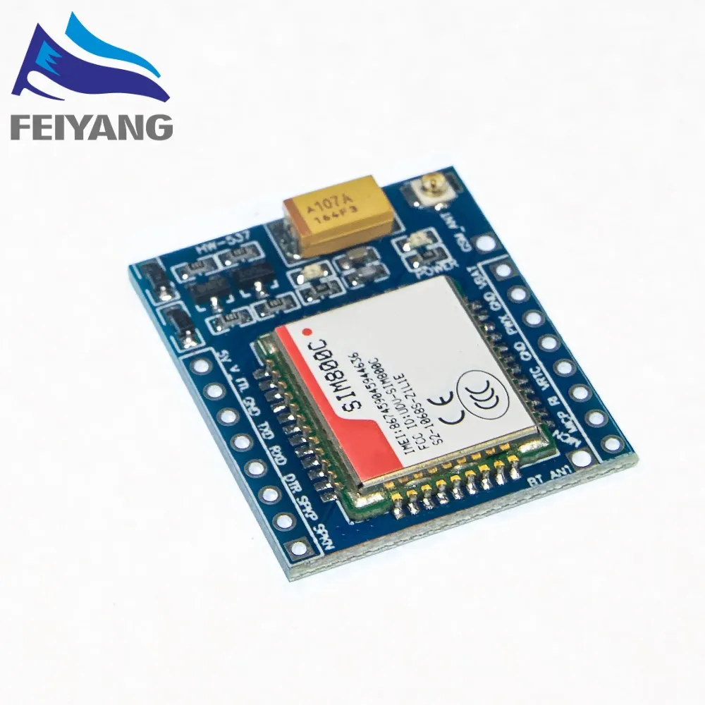 SIM800C GSM/GPRS модуль 5V/3 3 V TTL макетная плата IPEX с Bluetooth и TTS для Arduino STM32 C51|Интегральные