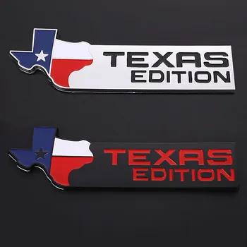

3D Car Sticker TEXAS EDITION Logo Decals Rear Trunk Emblem Badge for Ford Expedition Dodge Jeep Universal Car Motorcycle Sticker