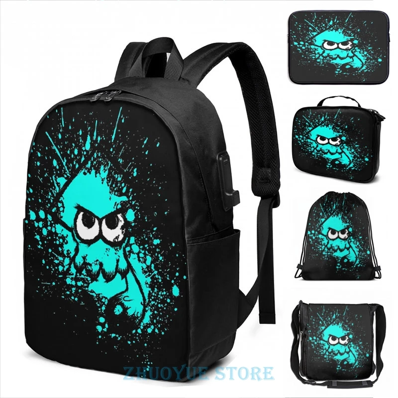 cyan backpack