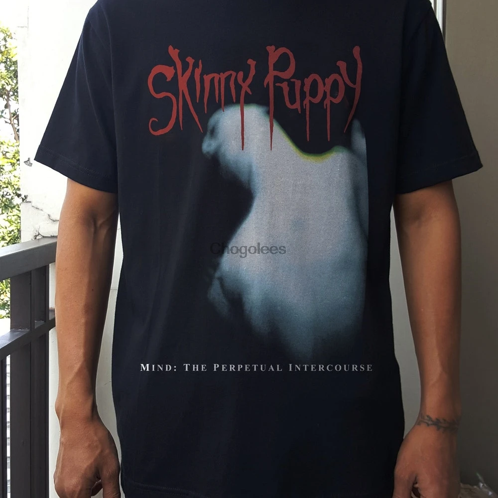 fabric lexicon abdomen Skinny Puppy Tshirt Mind The Perpetual Intercourse Love And Rockets Front  242 Sister Of Mercy Siouxsie And The Banshees - T-shirts - AliExpress