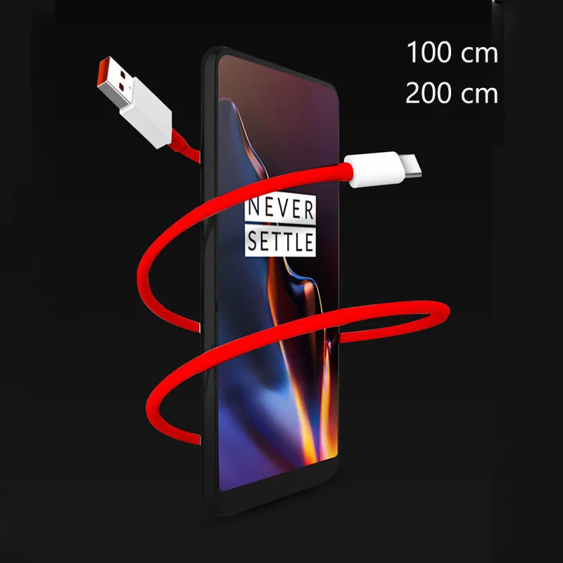 100 см/200 см для Oneplus 3t 3 5 T, 5, 6, 6 комплектов/партия, тире Кабель зарядного устройства USB Тип C кабель для быстрой зарядки Тип-C 4A Быстрый зарядный кабель питания