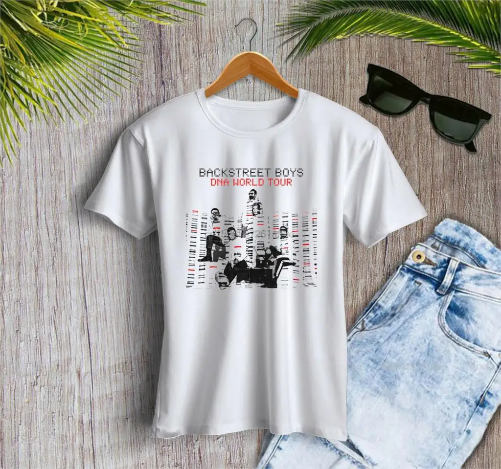 The Backstreet Boys DNA Tour 2019 укороченная футболка для концерта женский топ Футболка с