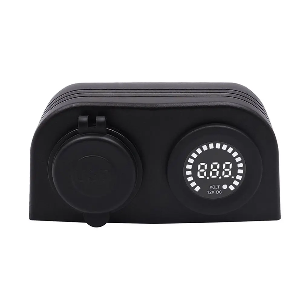 Автомобиль Rv яхта лодка 4.2A Dual Usb зарядное устройство для мобильного телефона цветной вольтметр с экраном универсальные аксессуары для ремонта