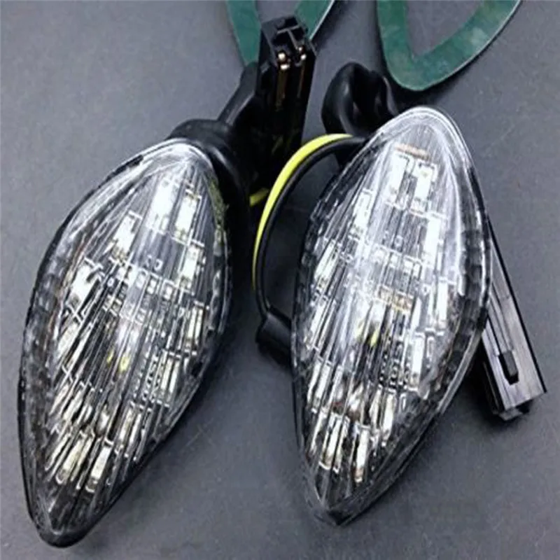 2 шт. 12LED мотоцикл поворотник янтарные лампы вспышки сигнальные лампочки стоп-сигнал для Honda Grom- мотоцикл свет