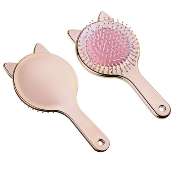 

1PCS Hair Care Brush Massage Comb Cat Ear Design Antistatic Hair Comb Promote Scalp Head Massage Blood Hair Circulation Styling