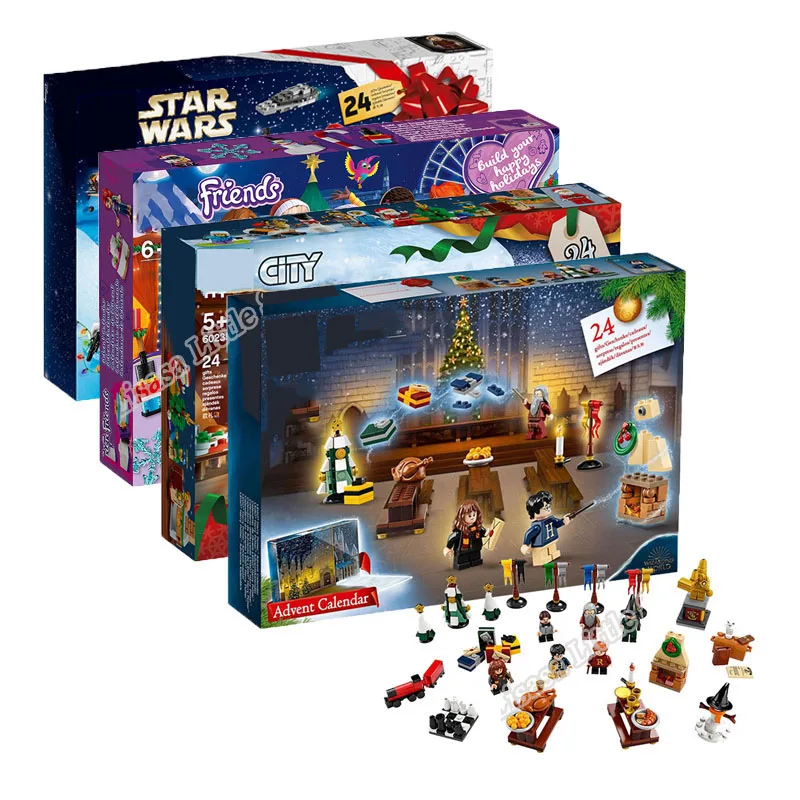

2019 Friends Advent Calendar Girl Star Wars City Set Building Block Bricks Christmas Xmas Gift With Box 75964 75245