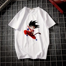 Dragon Ball Lovers, коллекционная футболка для мужчин,, хит, Harajuku, футболки для женщин, Dragon Ball Goku, Милый принт, хип-хоп, топы, японский стиль