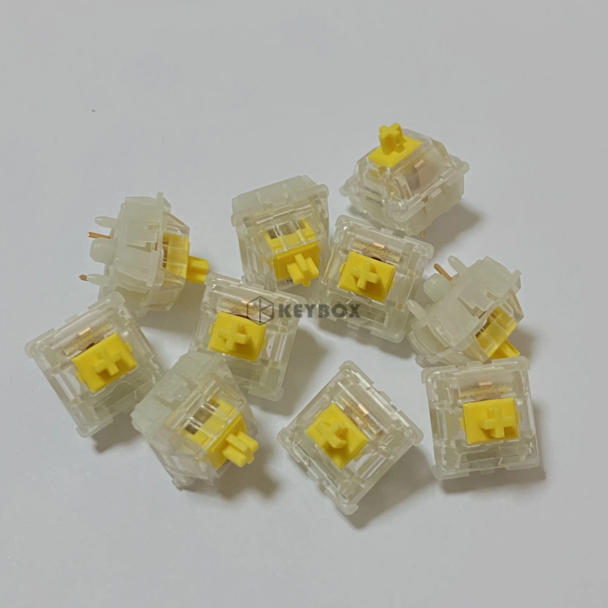 EverGlide Linear Switches White Yellow Red Switches By JWK JWICK keyboard with touchpad for pc
