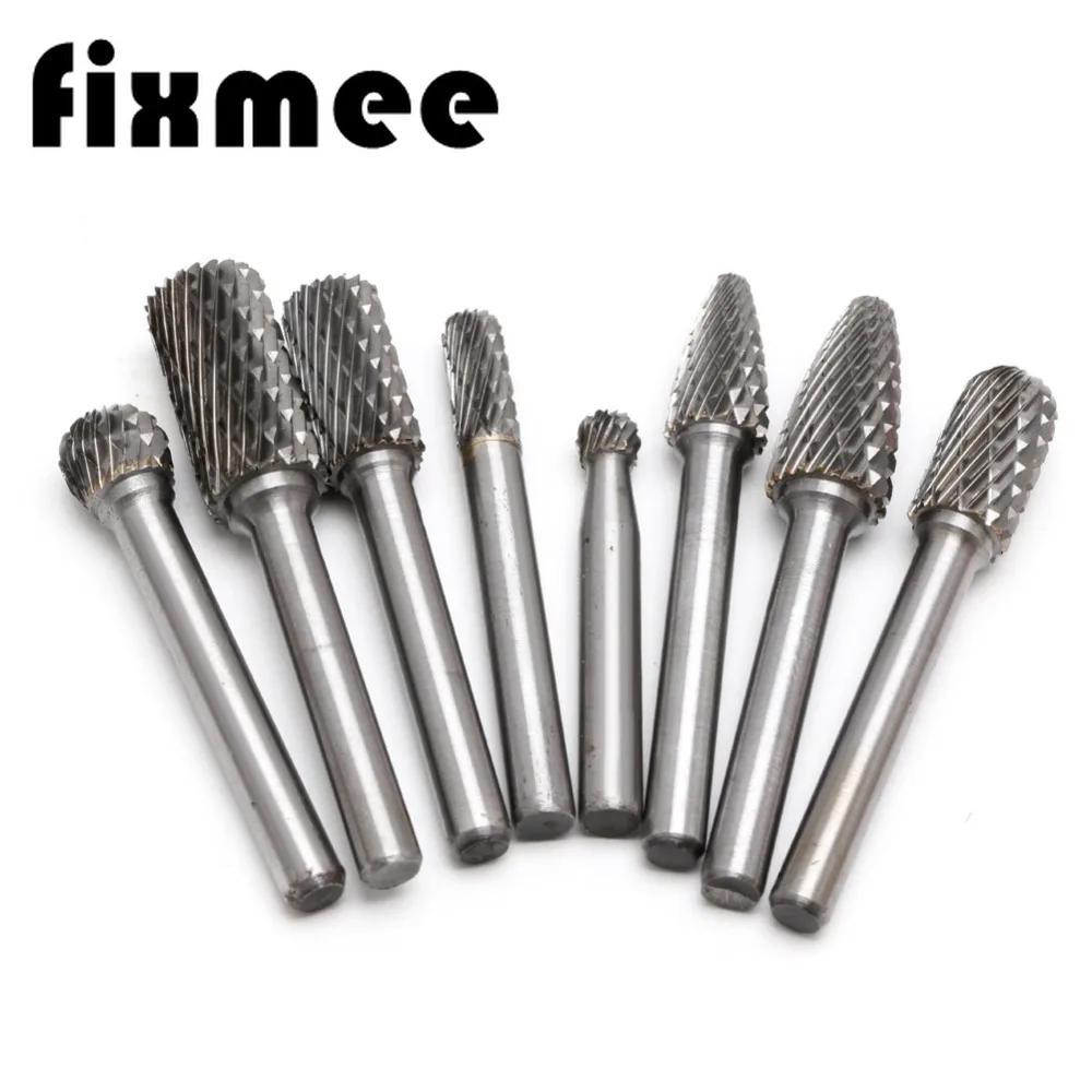 Tungsten 6mm Shank Head Carbide Burrs For Rotary Drill Die Grinder