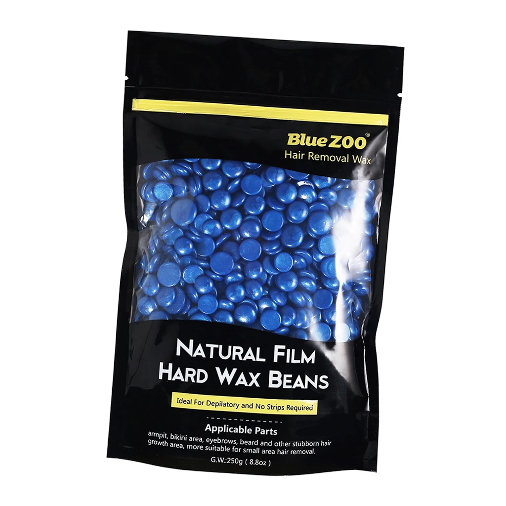 250g Hard Hot Film Wax Beans for Body Hair Removal Bikini Depilatory Pellet for Women Men