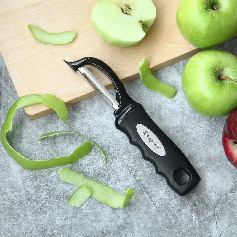 Household Stainless Steel Vegetable Practical Fruit Peeler Multi-Function Home Kitchen Peeler Fruit Peeling Tool With Handle