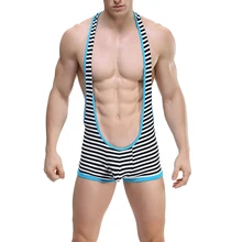 Мужское сексуальное нижнее белье, мужские бодисьют боди-комбинезон, сексуальный мужской комбинезон, борющиеся трусы, Корректирующее белье для геев, экзотические клубный комбинезон