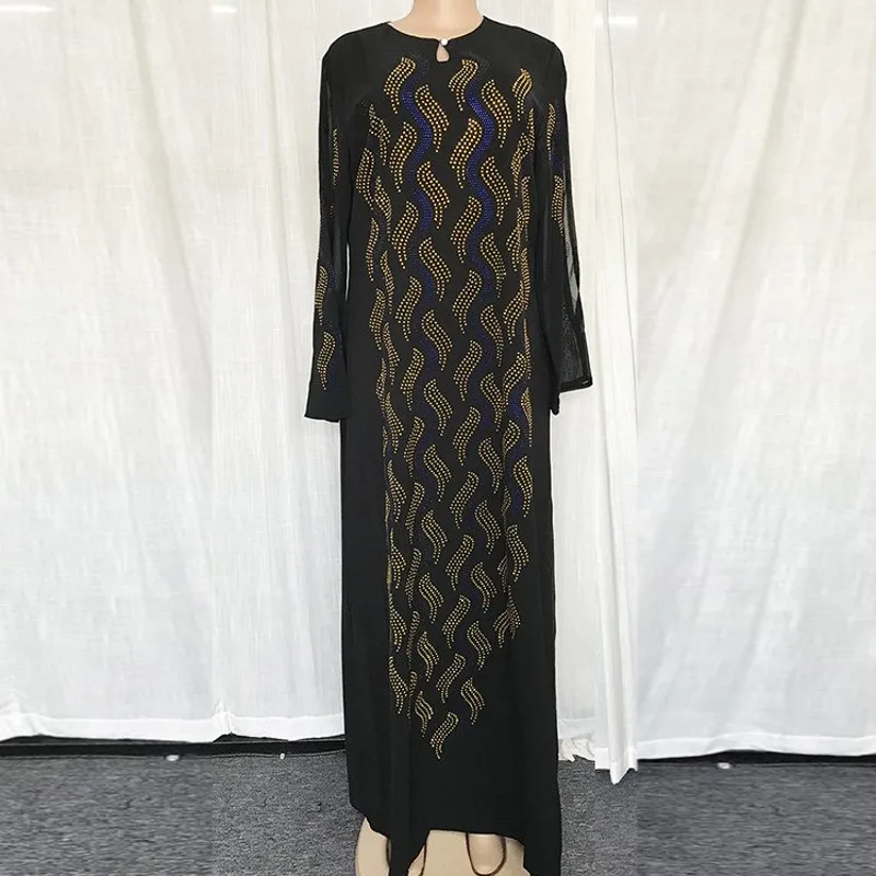 

African Maxi Dresses For Women Africa Clothing Muslim Long Dress 2021 High Quality Length Fashion African Dress For Lady Robe