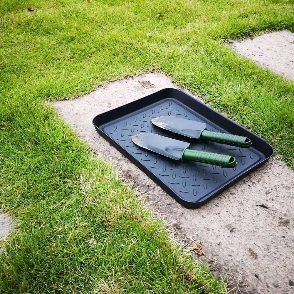 3PCS Multi-Purpose Boot Tray Drying Mat Plastic Pet Feeding waterproof Tray Seed Holder Plant cultivation Garden Tool