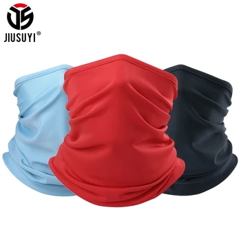 

Sun Protection Scarves Half Face Mask Neck Gaiter Snood Tube Scarf Ear Cover Headband Biking Men Women Shield Quick-dry Bandana