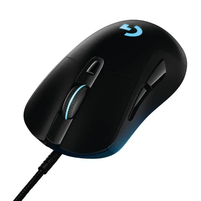 Проводная RGB игровая мышь logitech G403, профессиональная игровая мышь с подсветкой 12000 dpi для компьютера и ноутбука