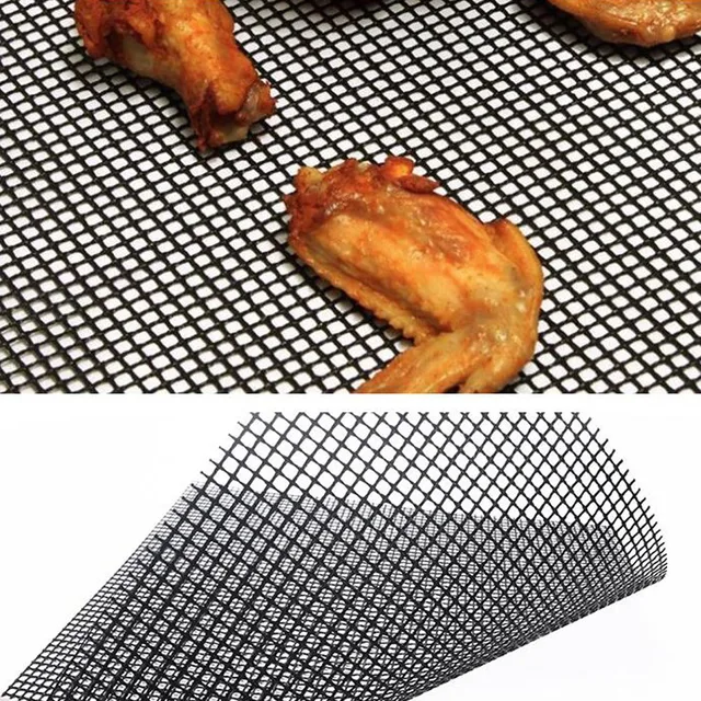 40*33Cm Bbq Grill Hálószőnyeg Nem Tapadó Főző Lap Szerszámok Barbecue Szőnyeg Otthoni Konyha Étkező - Image 5