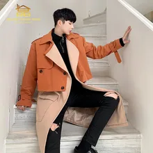 Зимний комплект из двух предметов, дизайн в длинном стиле над коленом ветровка короткое пальто может быть разобран длинный шарнир жилет