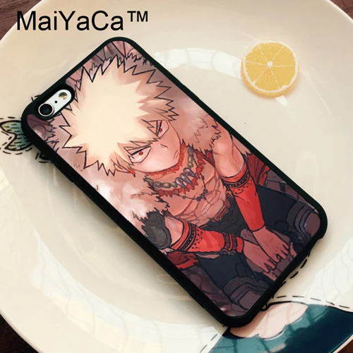 4514 MaiYaCa Boku no Hero academic Katsuki Bakugou ТПУ чехол для телефона для iPhone 11 Pro MAX X XR XS MAX 6 6s 7 8 Plus 5S задняя крышка чехол - Цвет: 4514