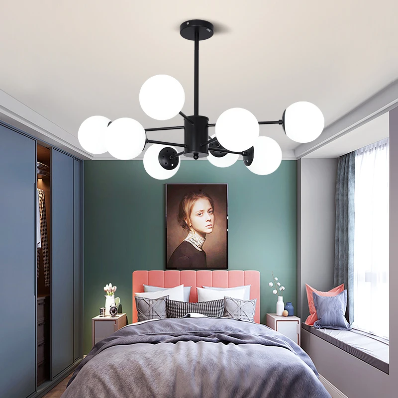 Nordic LED Chandeliers Modern Minimalist LED Chandelier Celling Lamp for Living Room Ceiling Suspendsion Chandelier Lighting