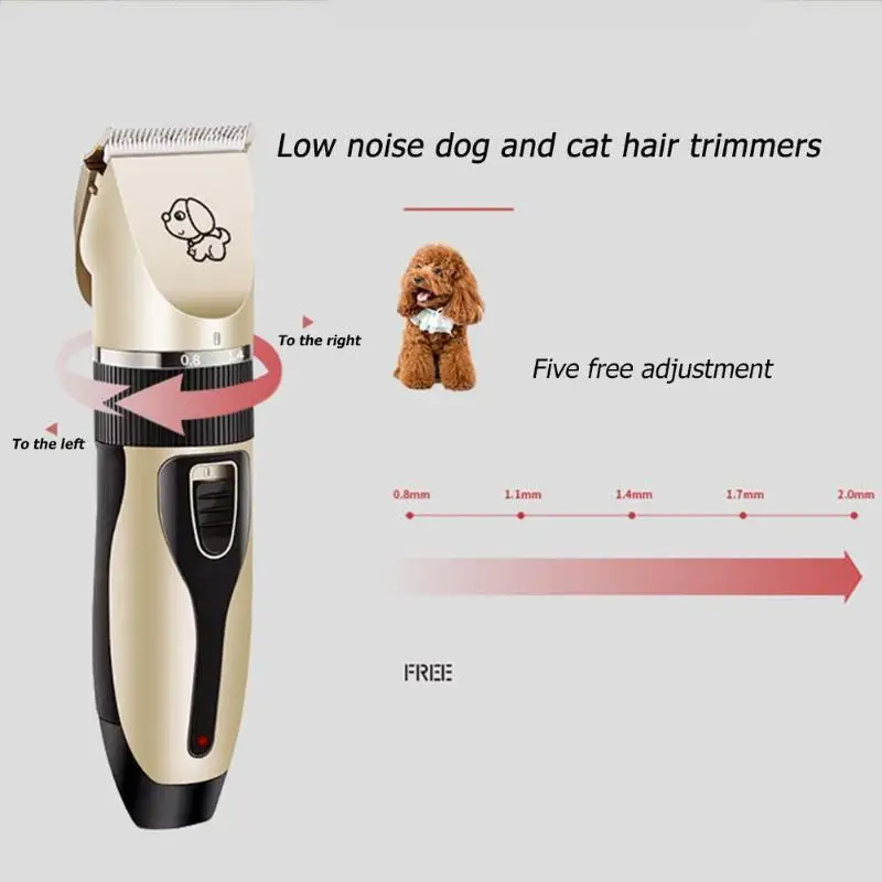 Электрический триммер для домашних животных собачья кошачья шерсть кусачки резак Уход Инструмент для красоты