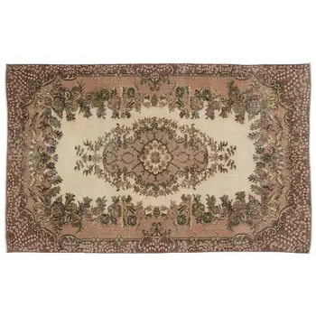 

Handmade Natural Vintage Turkish Area Rug 163x264 Cm-5'4''X8'8''