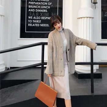 

New arrival Brand Winter Sweater Jacket Coat Women Female Outerwear European Coat Casual Winter Jacket Women Grils
